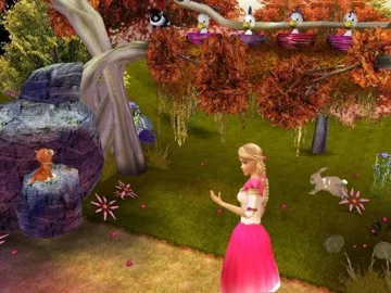 Barbie in the 12 Dancing Princesses screen shot game playing